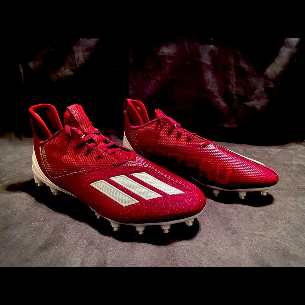 Adidas Adizero Scorch Football cleats( maroon color)